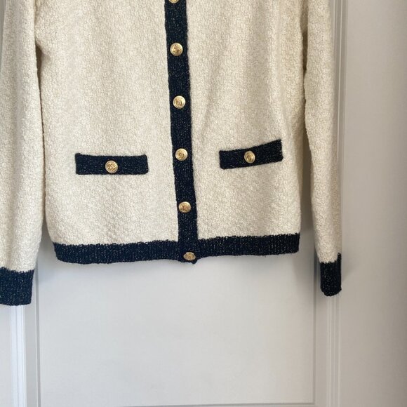 NWT BCBG GENERATION CARDIGAN BLK/WHT SIZE M - Picture 6 of 8